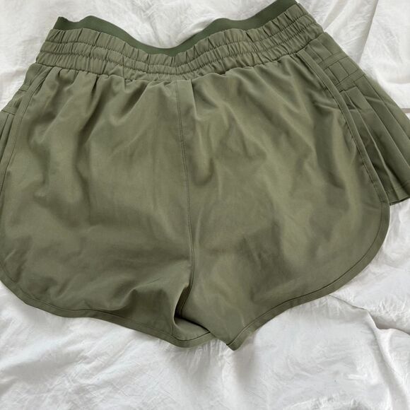 Target Women's Green and Khaki Shorts Exclusive color - Picture 2 of 2